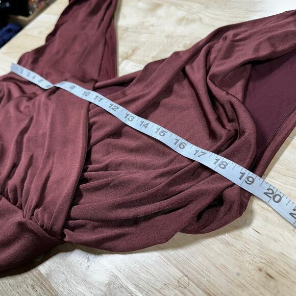 Free People Night Owl Bodysuit in Nutmeg Women's Size Medium New With Tags - Picture 11 of 12